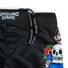 GROUNDGAME old school FIGHTSHORTS - BLACK